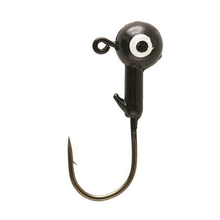 EAGLE CLAW BALL JIG HEAD 1/16 OZ BLACK