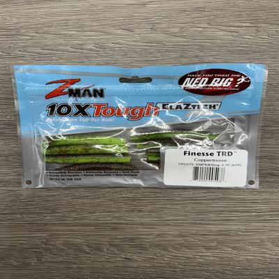 Z MAN FINESSE TRD 2.75" COPPERTREUSE 8 PK