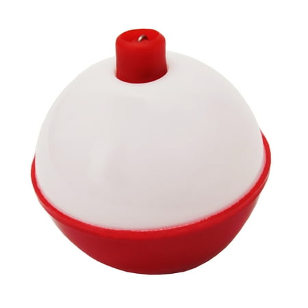 EAGLE CLAW SNAP ON ROUND FLOATS 1-1/4" RED/WHITE PACKAGED