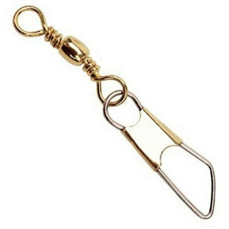 EAGLE CLAW BARREL SWIVEL WITH SAFETY SNAP SIZE 5