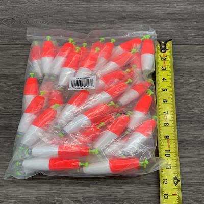 HT 3" WEIGHTED CIGAR FOAM FLOATS FLUOR RED