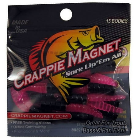 LELAND'S 14065 CRAPPIE MAGNET 15PC BODIES NORMA JEAN CM15NJ