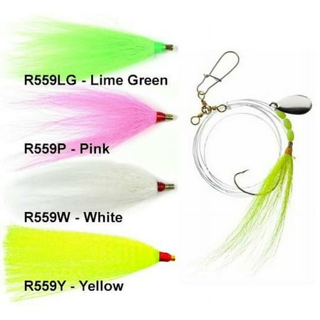 F J NEIL LIME GREEN BUCKTAIL FLOUNDER RIG