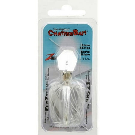 ZMAN CHATTERBAIT MICRO WHITE 1/8 OZ